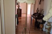 Antique Victorian Art Nouveau Brass Telescopic Floor Lamp Adjustable Standard Light