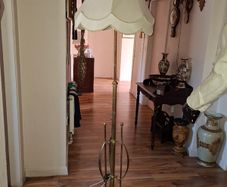 Antique Victorian Art Nouveau Brass Telescopic Floor Lamp Adjustable Standard Light