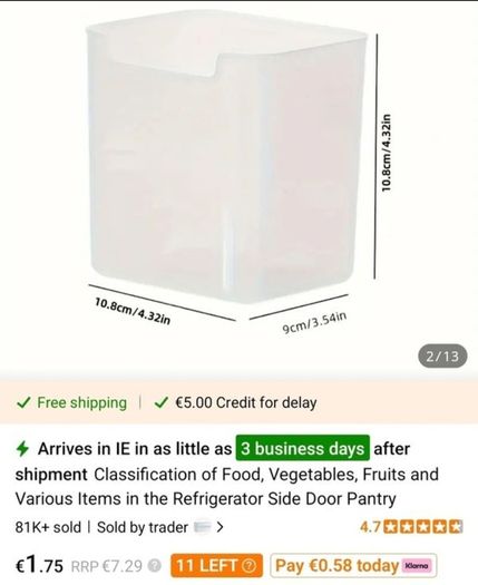Only 1 Euro Each!! - Brand New Storage Items