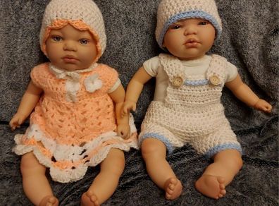 Pair Of Twin Newborn Nines D'Onil Dolls