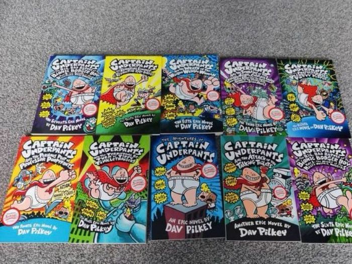 captain underpants book s x10