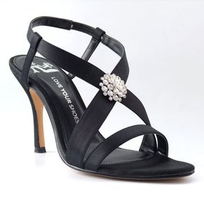 Black Sandals UK6