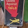VERY RARE 1950s original Vintage Health and Safety poster. Image 4
