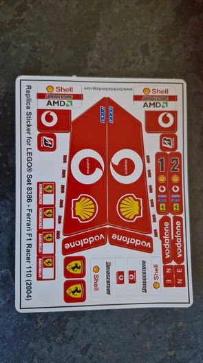 LEGO Racers Ferrari F1 1:10 8386