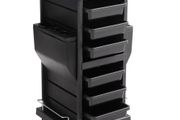 Ultimate Salon Trolley Cart, Lockable Beauty Salon Cart for Stylist with 6 Removable Drawers &amp; Tool Holder, Plastic Hairdressing Rolling Cart with Lockable