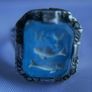 Vintage Sterling Silver 925 Zodiac Ring Signet 3,3g size P Image 5