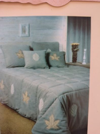 Luxury Heavy Quilted Double Bedspread Set