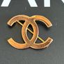 Vintage chanel employee CC brooch Image 3