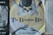 Lot of 3 x Boomtown Rats 7" Vinyl Singles - Irish Pressings Mulligan Records Rat Trap, Banana, Someone's Looking EX+