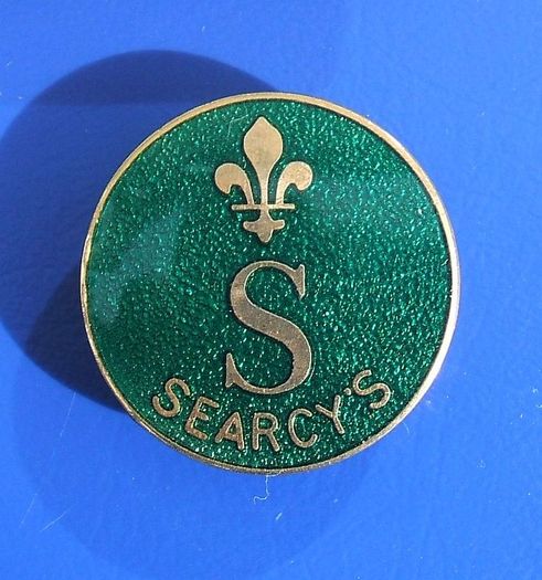SEARCYS catering company - staff badge (c.1980's)