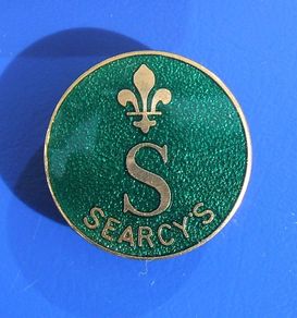 SEARCYS catering company - staff badge (c.1980's)