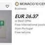 Monaco 1976 Vintage Coin Stamp cover BUNC Image 5