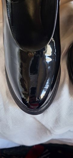 John Rocha Black Patent Shoes