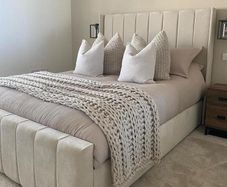 New Double & King Size Bed Frame With Mattress Opt