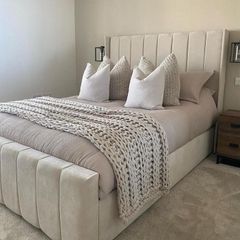 New Double & King Size Bed Frame With Mattress Opt
