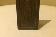 Rare Antique Bronze Religious Icon Ingot