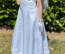 John Rocha Communion dress with bolero and accessories age 9