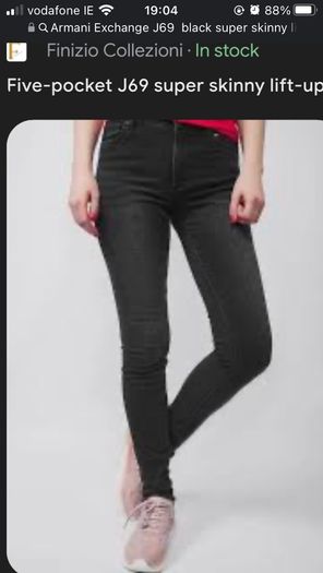 Armani  J 69 Skinny jeans.size 27 .like a new