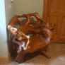 root chair & coffee table Image 2