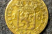1 gulden william III koning der ner speelmunt Play coin Token