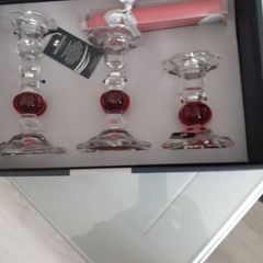 New Newgrange candle holders in Box .15 euro or will swap for mirror frames 4x6