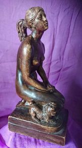 Nude woman figurines