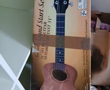 Little girls pink Guitar