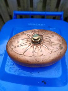 Antique Copper Bed Warmer