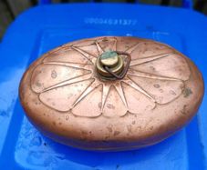 Antique Copper Bed Warmer