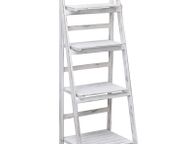 main image for ad 4-Tier Plant Stand White 43x33x113 cm Wood
