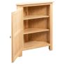 Corner Cabinet 59x36x80 cm Solid Oak Wood Image 5