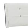 Bed Frame White Faux Leather 135x190 cm Image 6