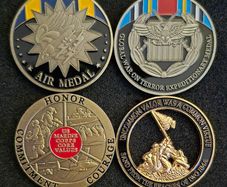 UNITED STATES, military challenge/ commerative coins.