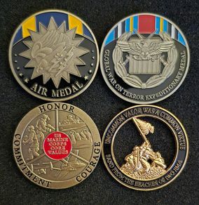 UNITED STATES, military challenge/ commerative coins.