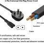 12V 5A 60W Security Camera Power Adapter 100V-240V AC to DC with 8-Way Power Splitter Cable Power Supply for CCTV Security Camera DVR, LED Strip Lights Image 9