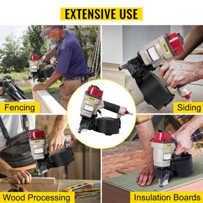 Pallet Making Coil Nailer CN55 For Siding Board Wood Working Furniture Sheating Tool Air Pneumatic Roll Nail Gun