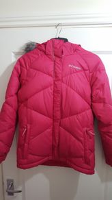 Girls Columbia pink jacket size 14-16 years