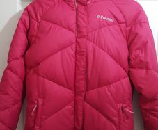 Girls Columbia pink jacket size 14-16 years