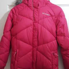 Girls Columbia pink jacket size 14-16 years