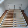IKEA King Size White Songesand Bed Frame Image 5