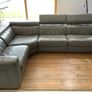 Large natuzzi leather couch Image 4