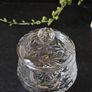 24% Lead Crystal Hand Cut  Sugar Bowl Image 2
