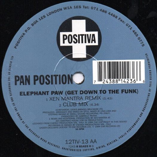 Pan Position - Elephant Paw