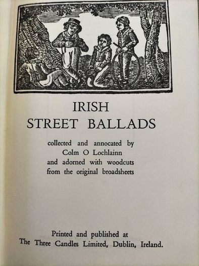 Irish street ballads
