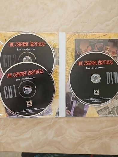 The Osborne Brothers 2CD + DVD Boxset  - Live In Germany