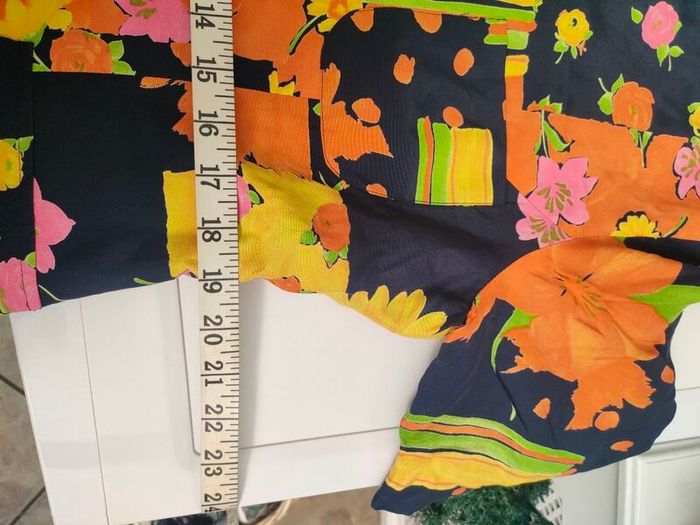 Vintage 90s 00s navy floral summer blazer size small medium