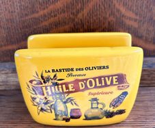 French Vintage Style Ceramic Napkin Holder