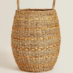Zara Home Braided Laundry Basket