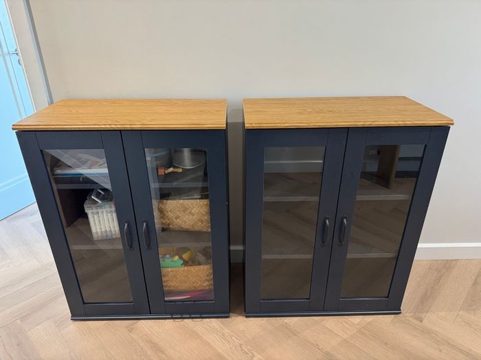 Cabinet with glass doors