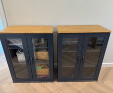Cabinet with glass doors